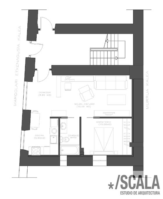 Reforma de Garaje a vivienda. Hondarribia
