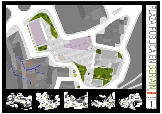 Plaza y Centro Cvico en Beriain